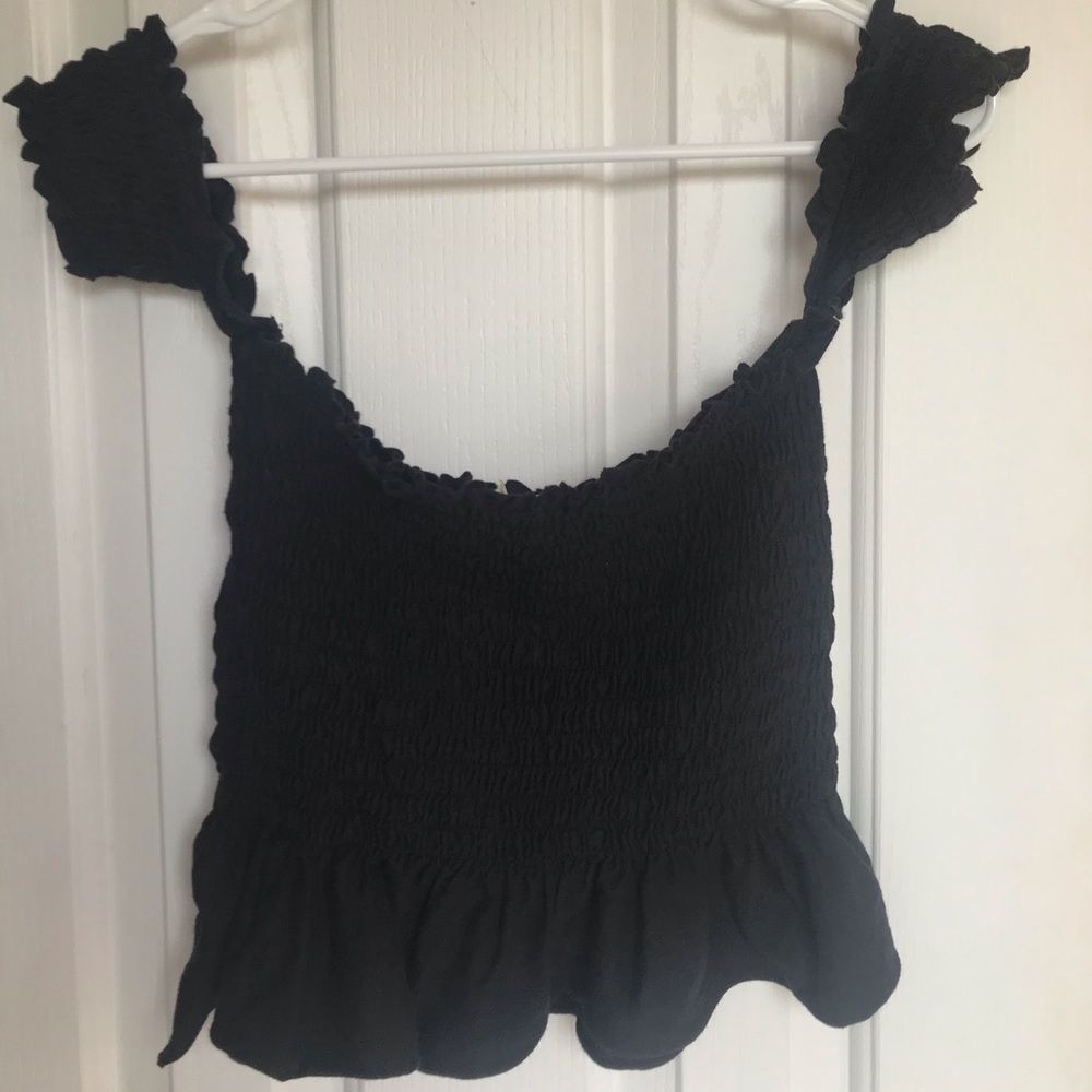 Off the shoulder peplum top